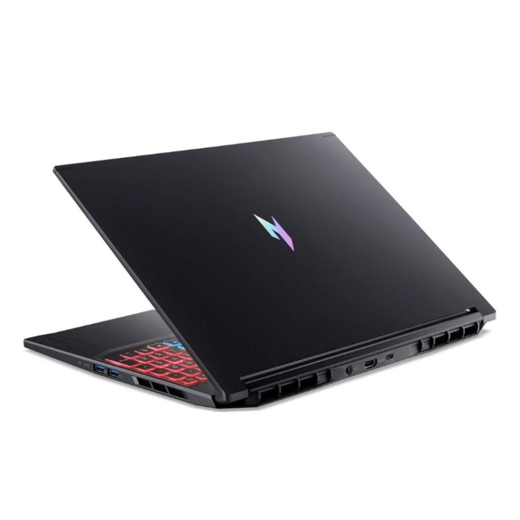acer nitro v 16s ai copilot pc back side view