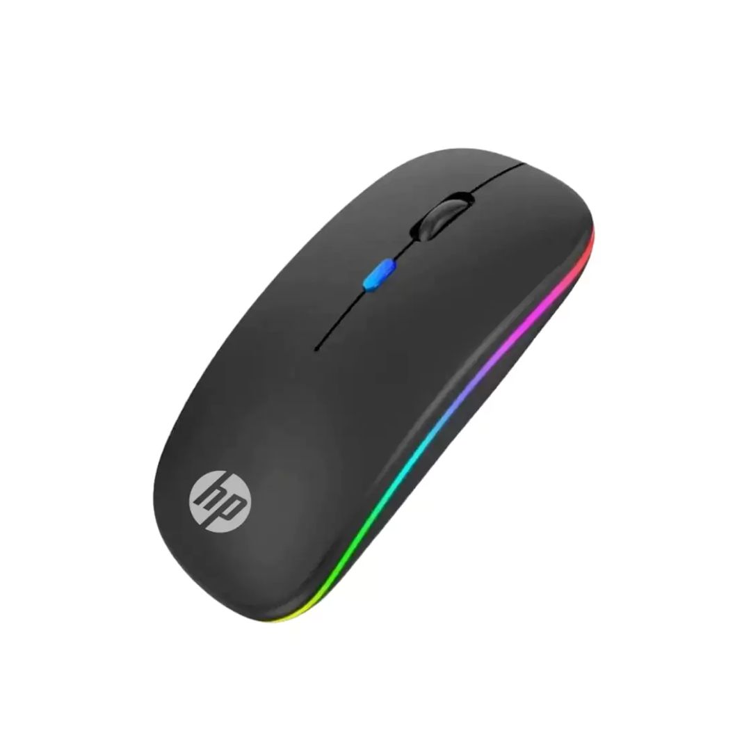 hp rechargeable ultra slim mouse side view