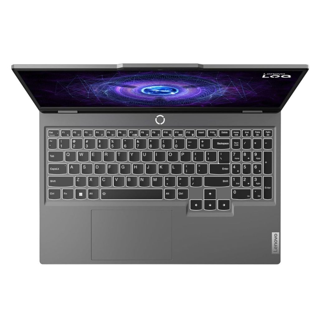lenovo loq 15 ryzen 5 top view