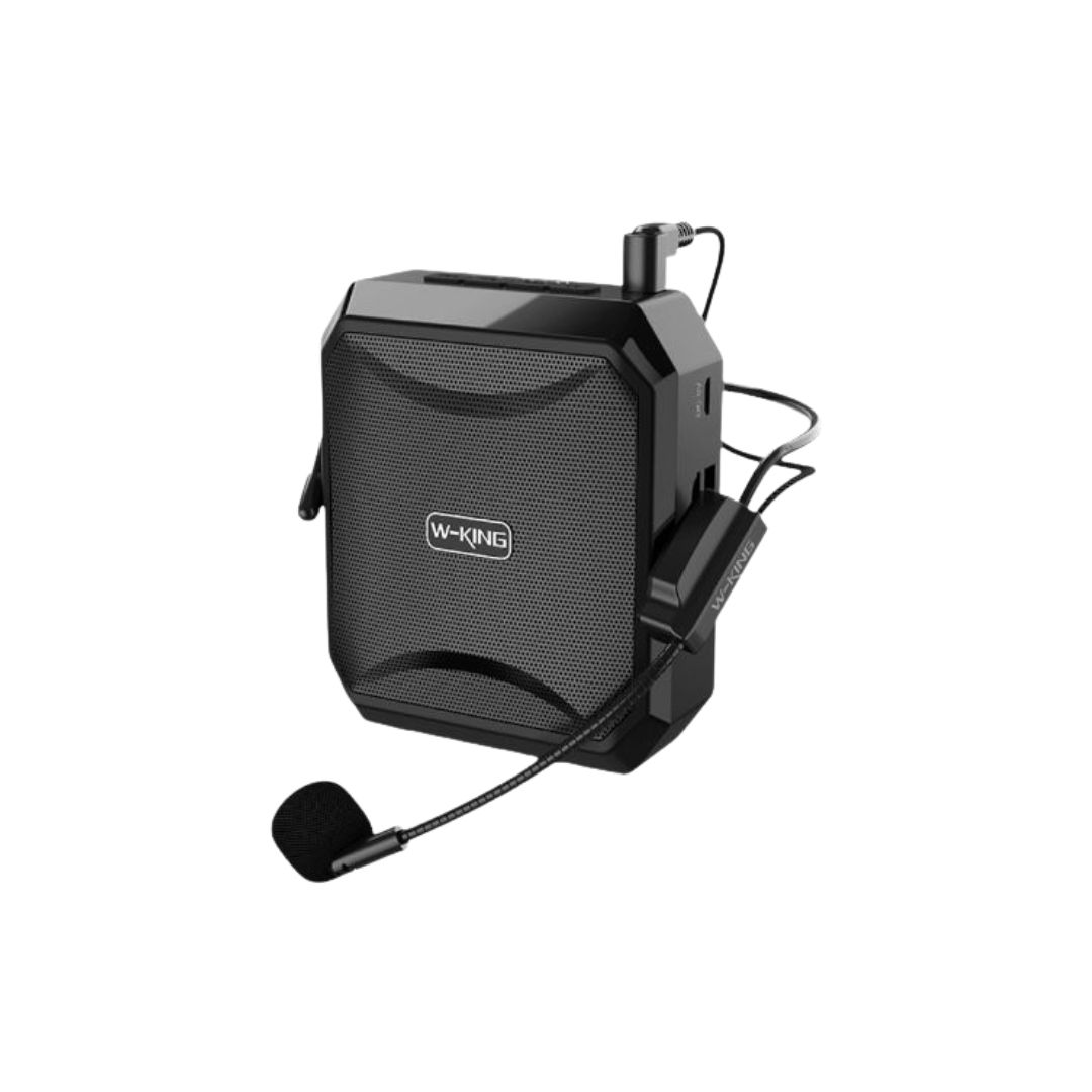 w king wired mic front side view