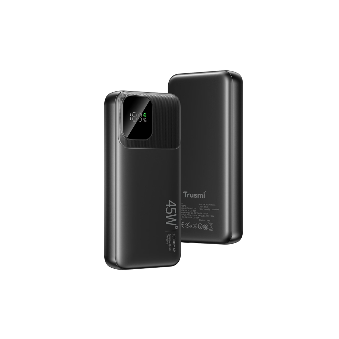 trusmi pb14 011 45w digital display power bank