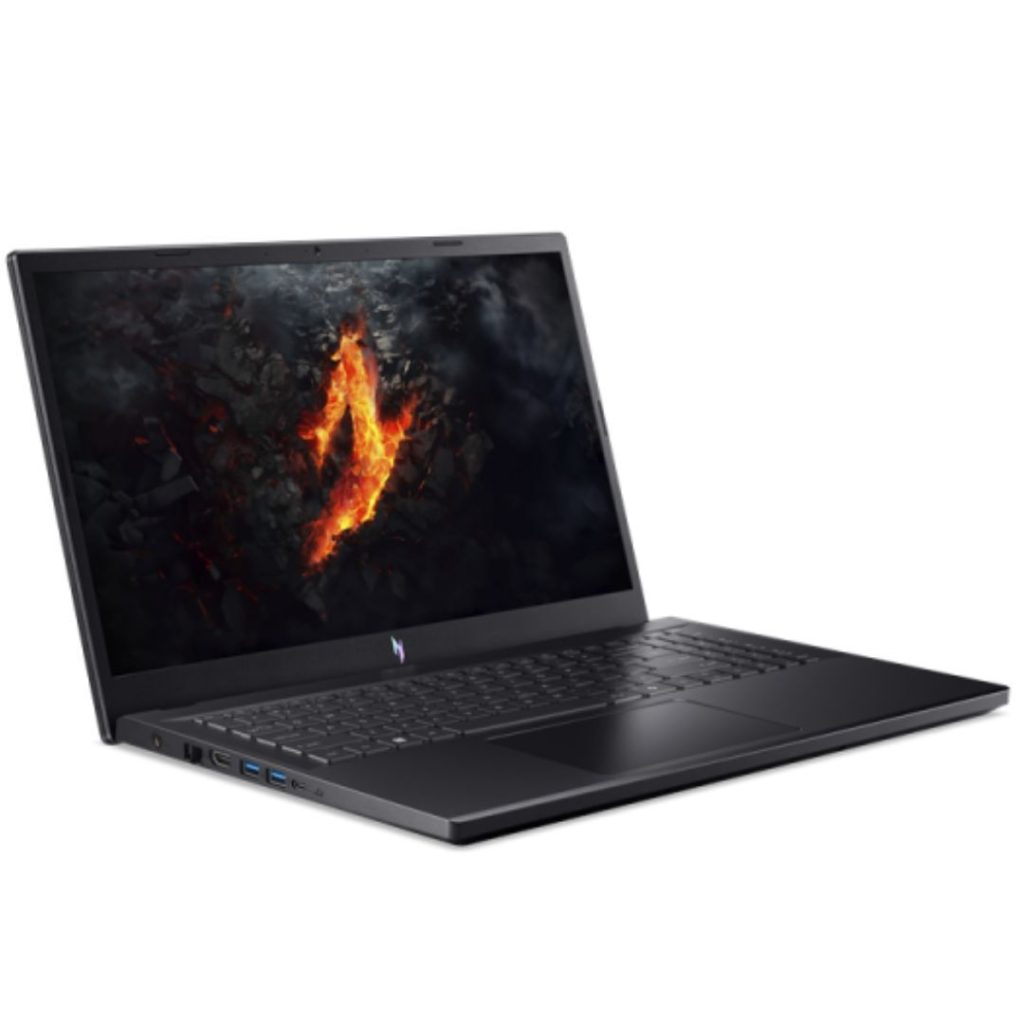 acer nitro v15 gaming ryzen 7 left view