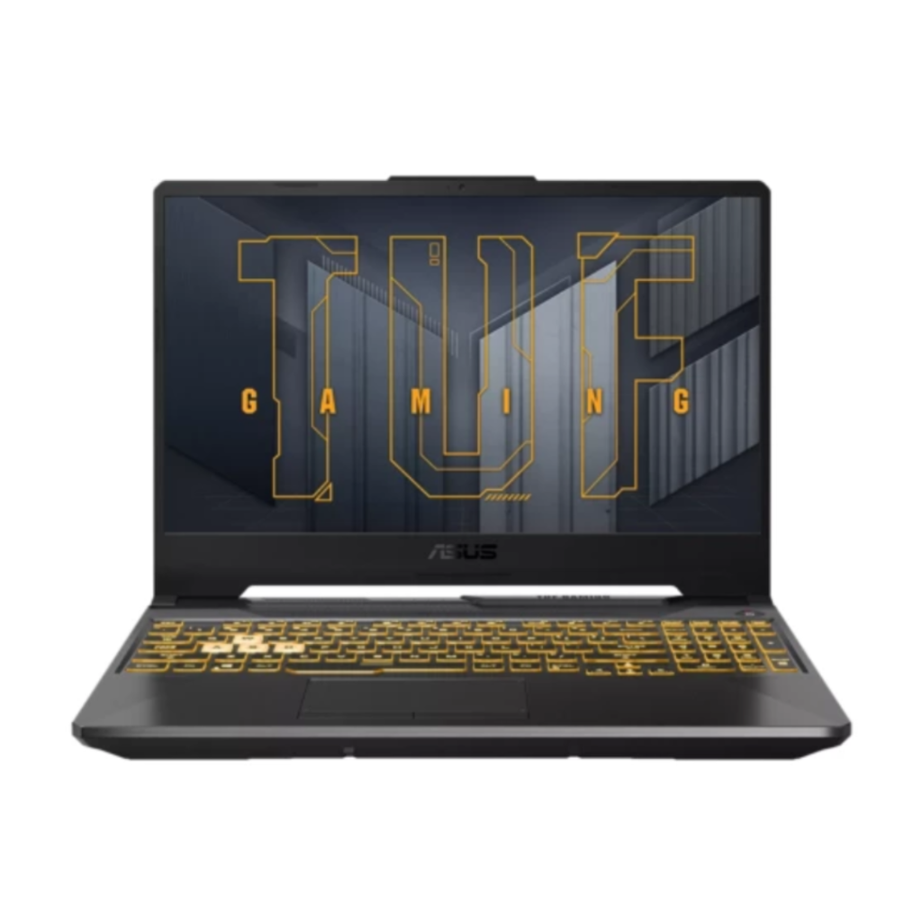 asus tuf gaming a15 front view