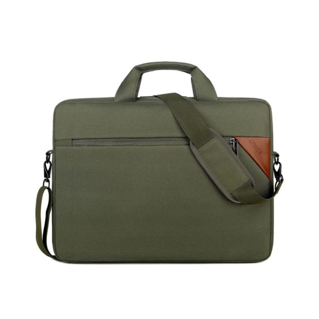 okade t60 laptop sling bag in green