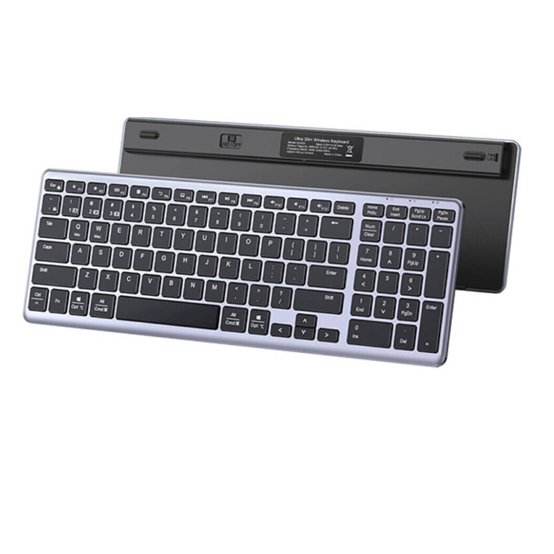 ugreen ultra slim bluetooth keyboard wireless premium metal build silent thin