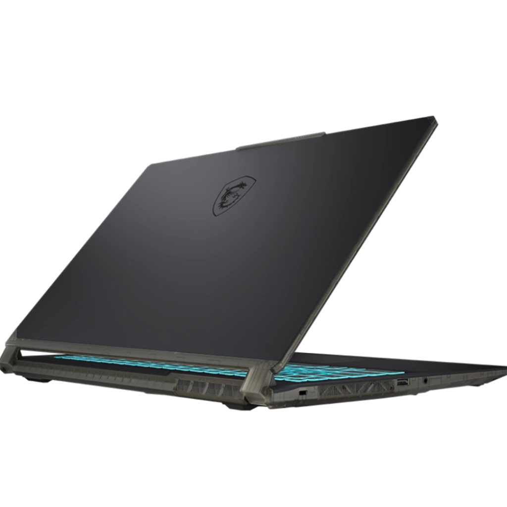 msi cyborg 15 left back view