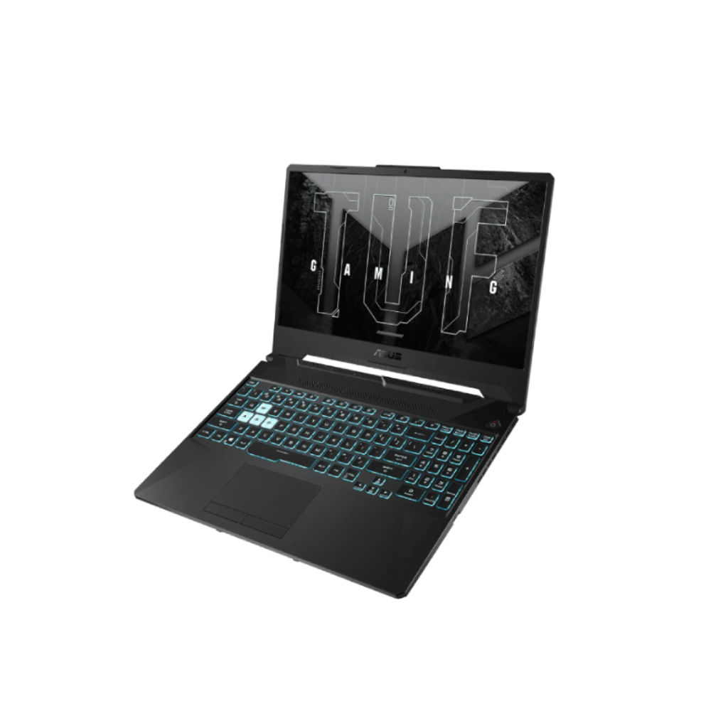 asus tuf gaming a15 left view