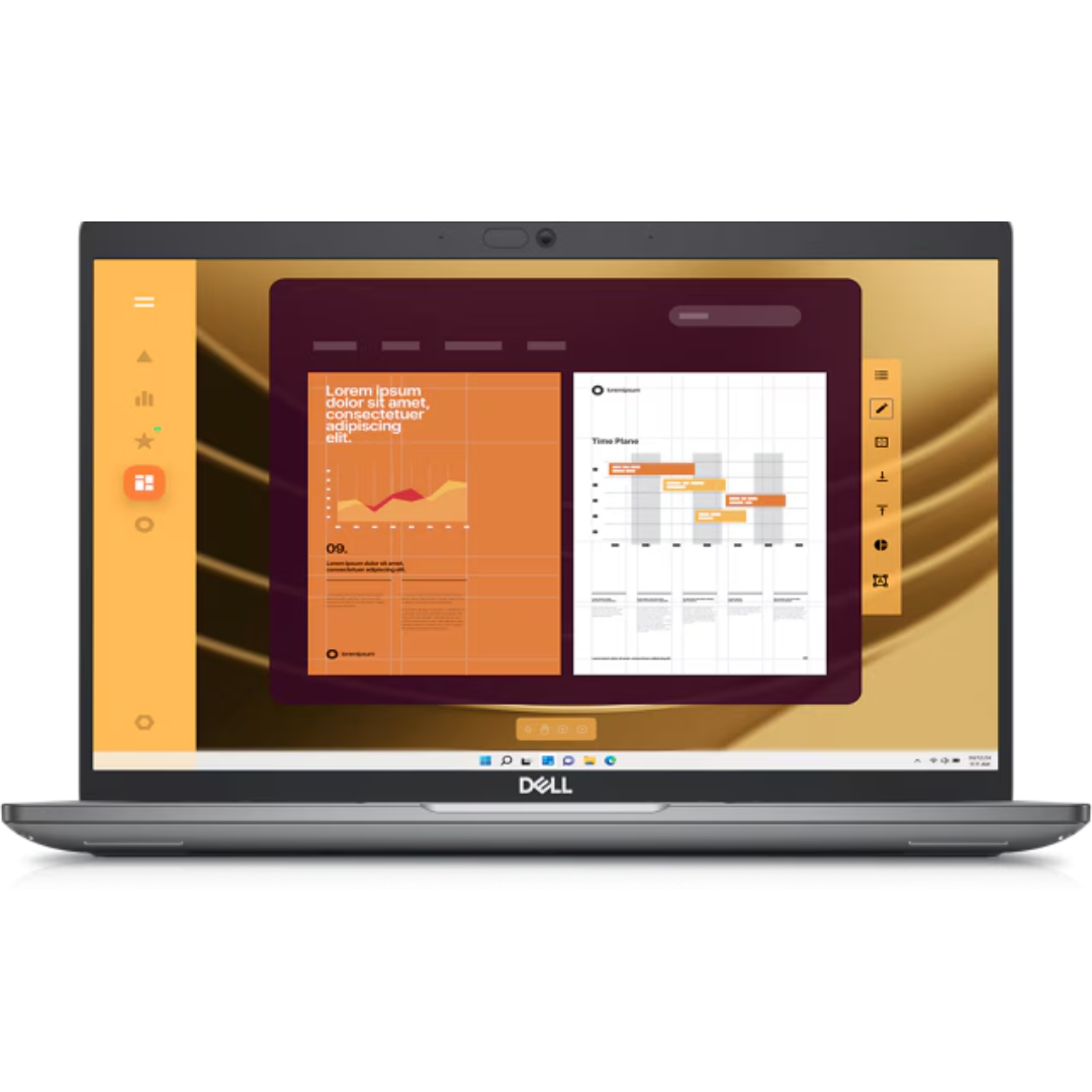 laptop notebook front view
