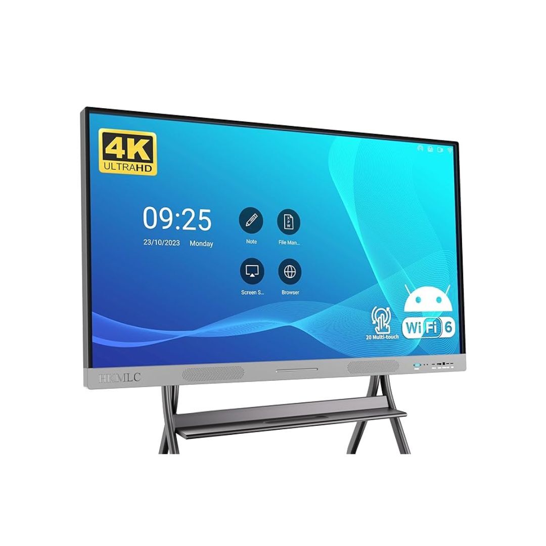 qde e5 v100 65 interactive smart board front view
