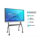 qde e5 v100 65 interactive smart board side view
