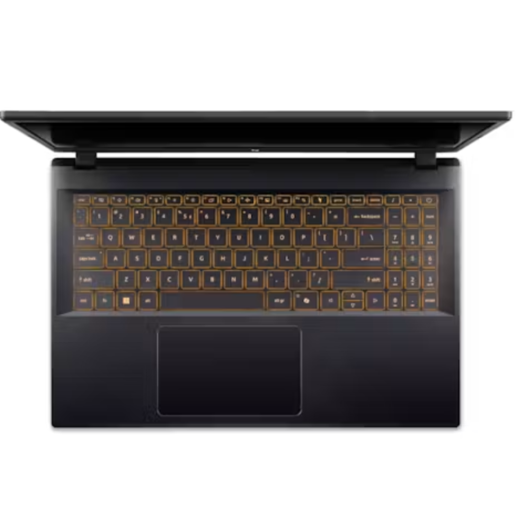 acer nitro v15 top view