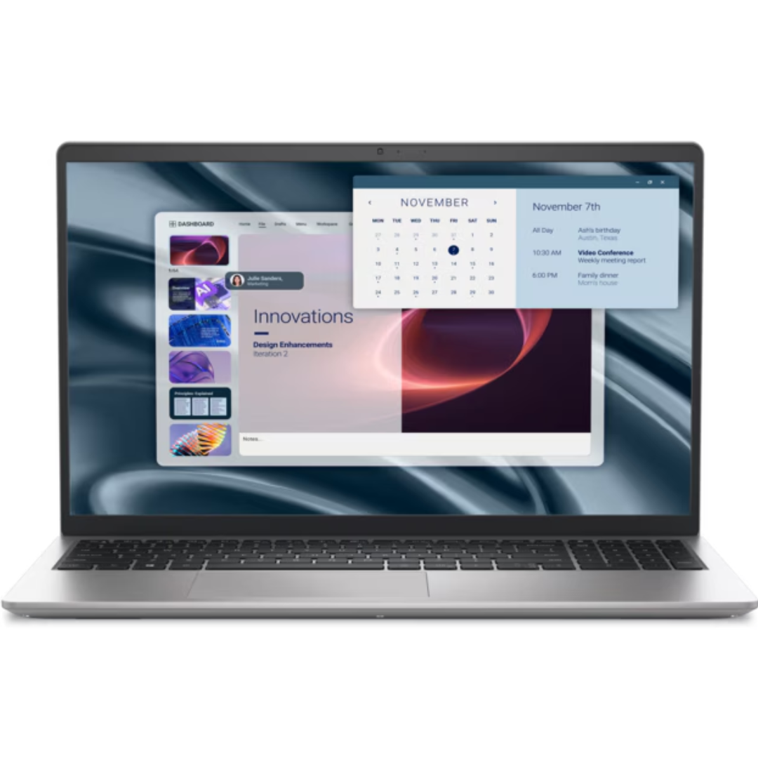 dell pro 15 essential laptop front view