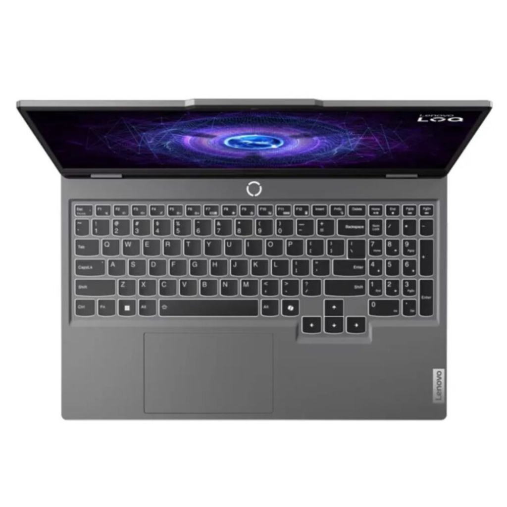 lenovo loq 15 full top view