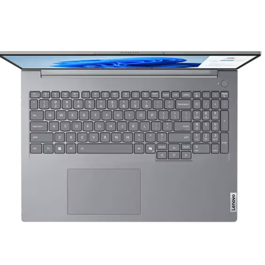 lenovo thinkbook 16 top view