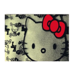 hello kitty rectangular mouse pad front view