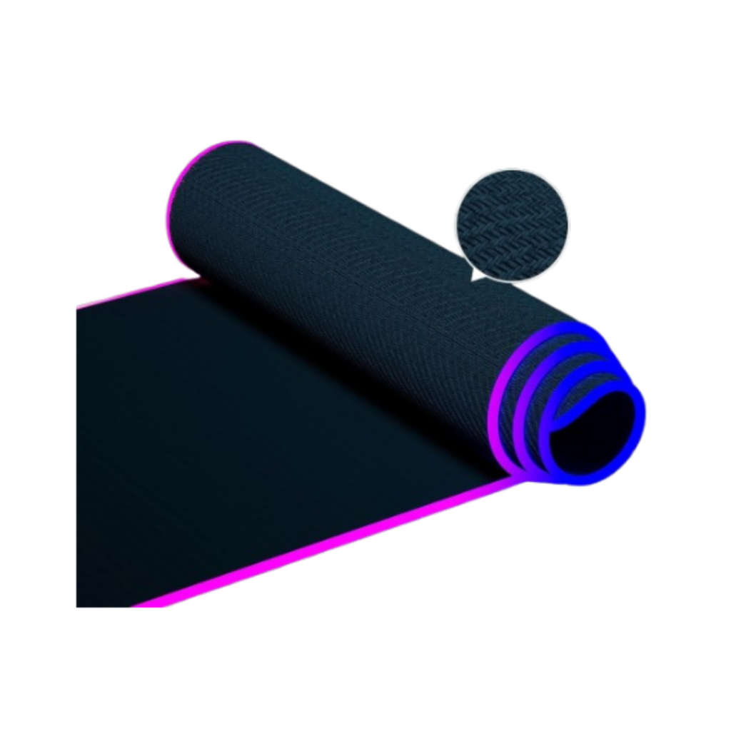 rasure LED RGB mouse pad back view