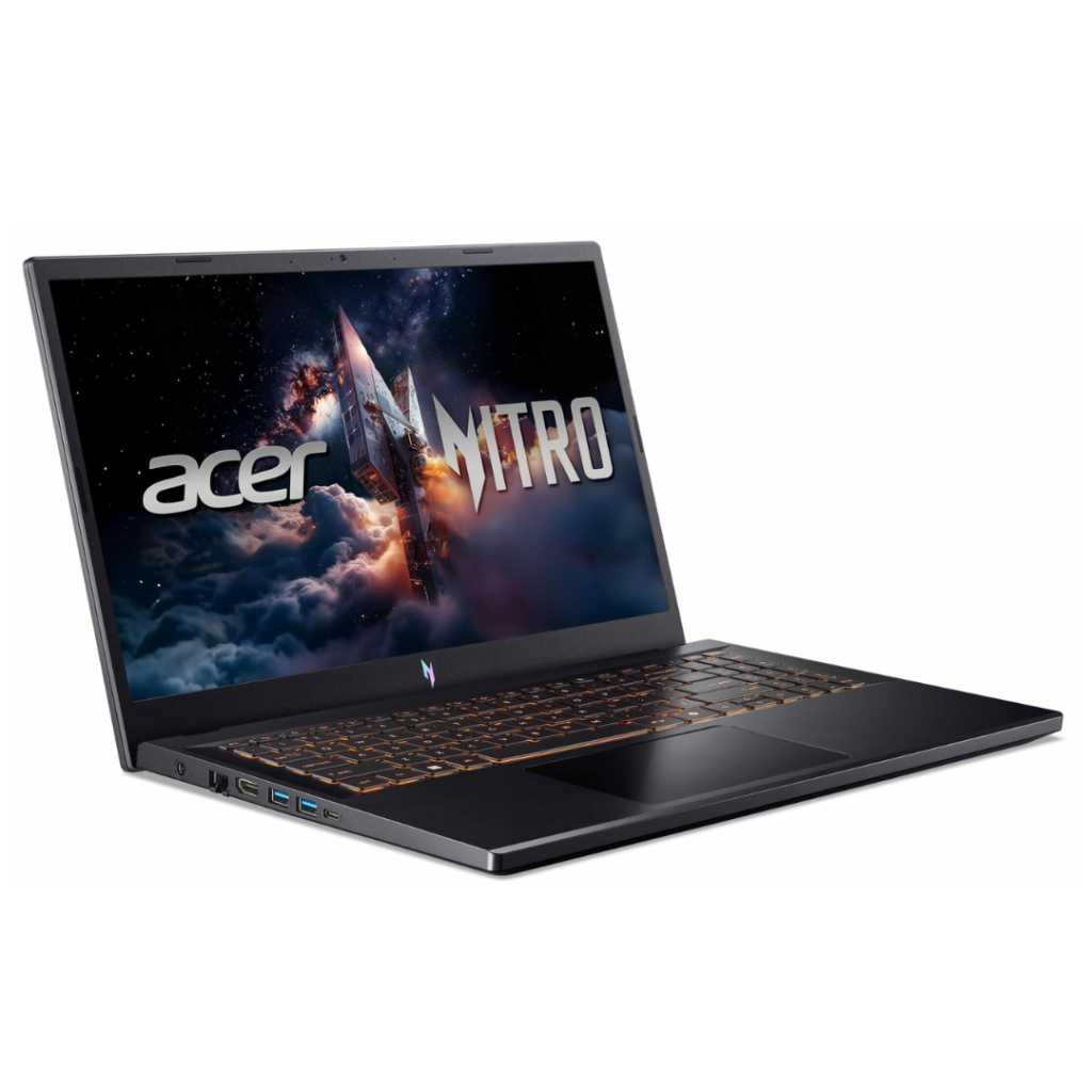 acer nitro v15 left view