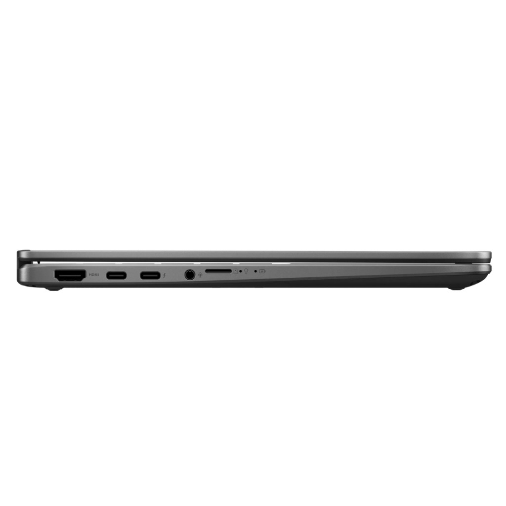 asus vivobook 14 flip left ports view