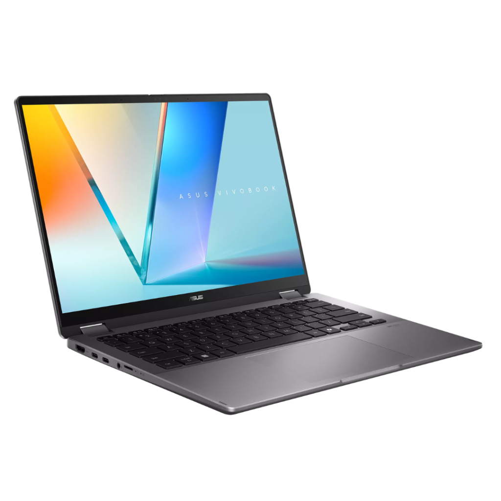 asus vivobook 14 flip left view