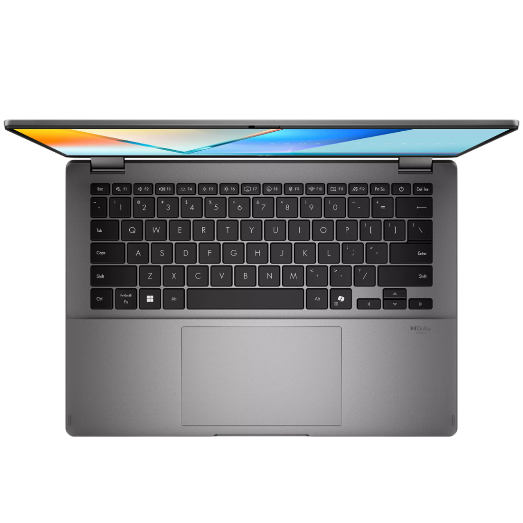 asus vivobook 14 flip top view