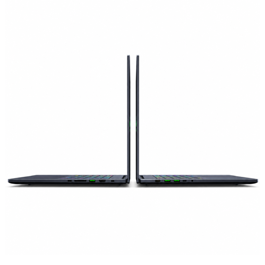razer blade 16 gaming laptop ports view