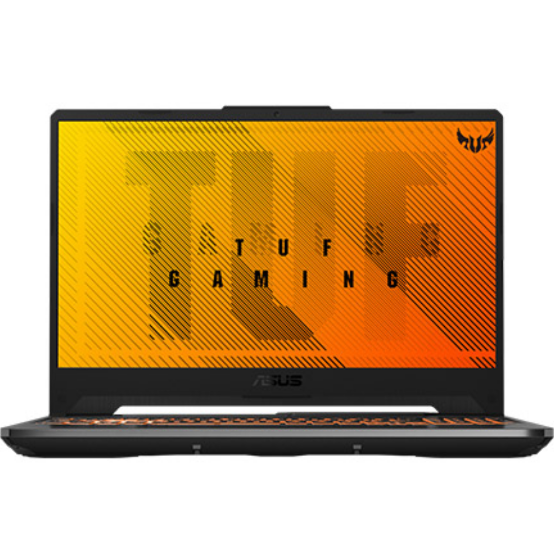 asus tuf gaming a15 front view