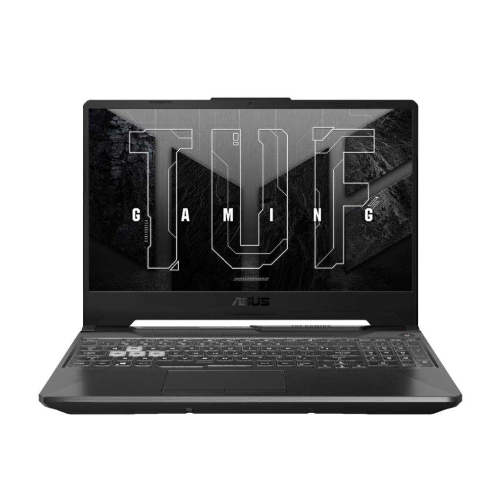 asus tuf gaming a15 front view