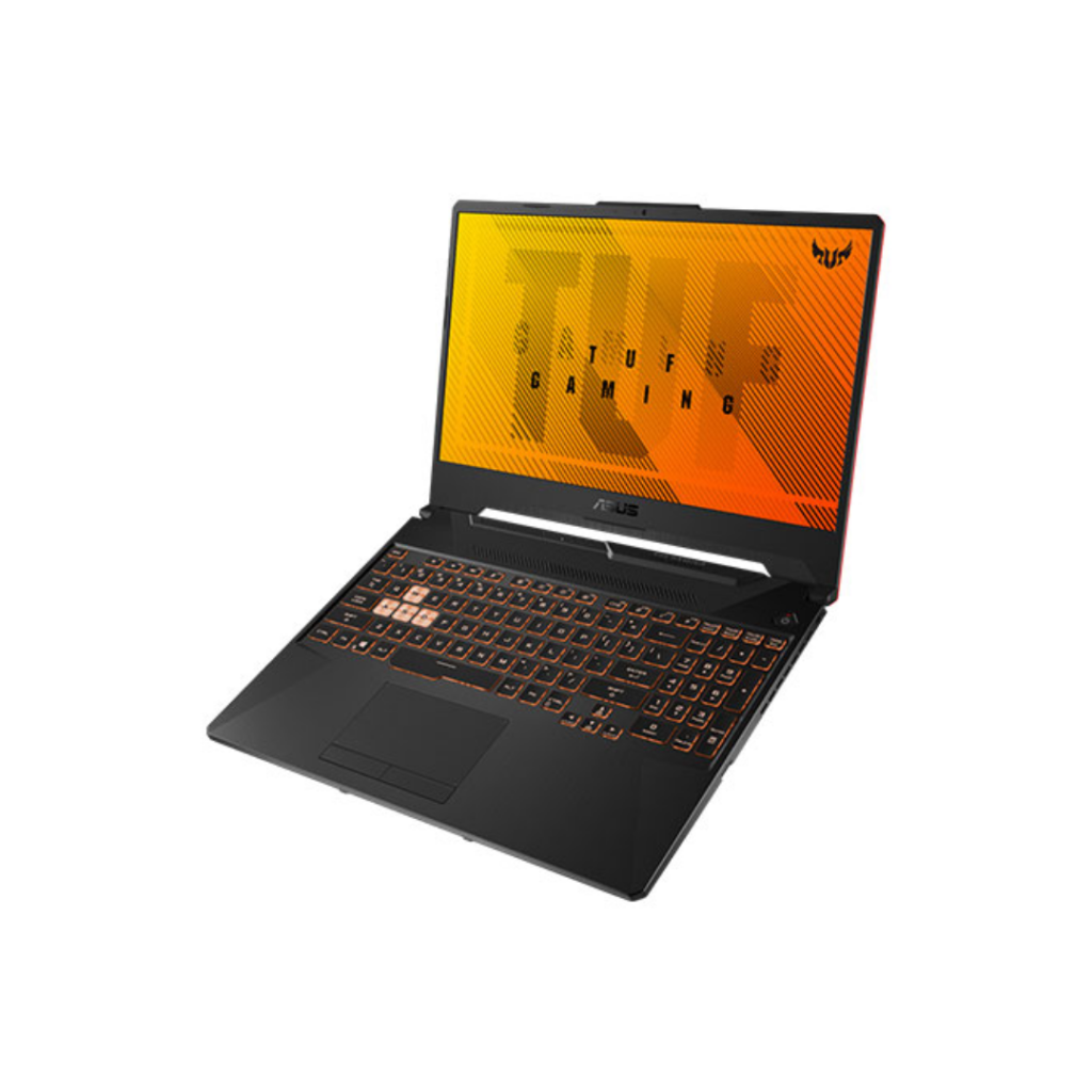 asus tuf gaming a15 full view