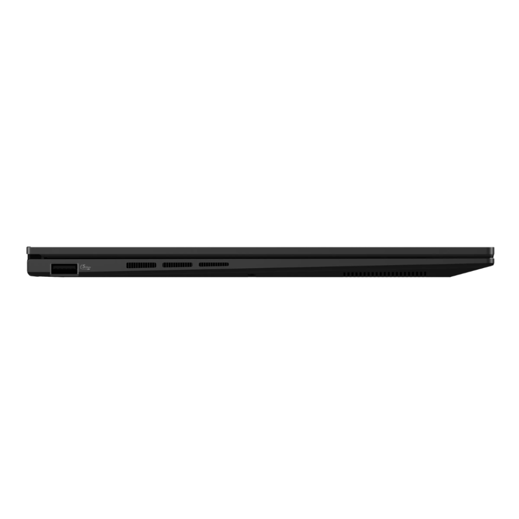 asus zenbook 14 oled left ports view