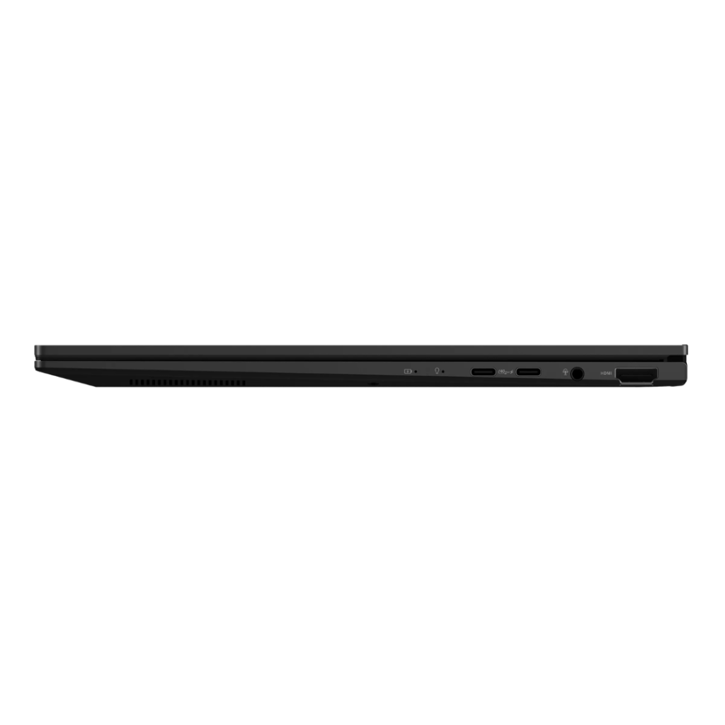 asus zenbook 14 oled right ports view