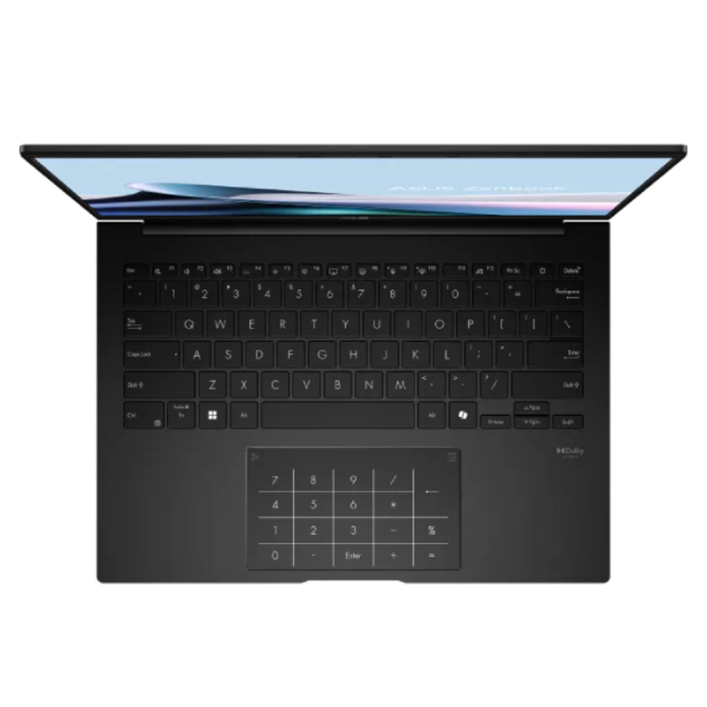 asus zenbook 14 oled top view