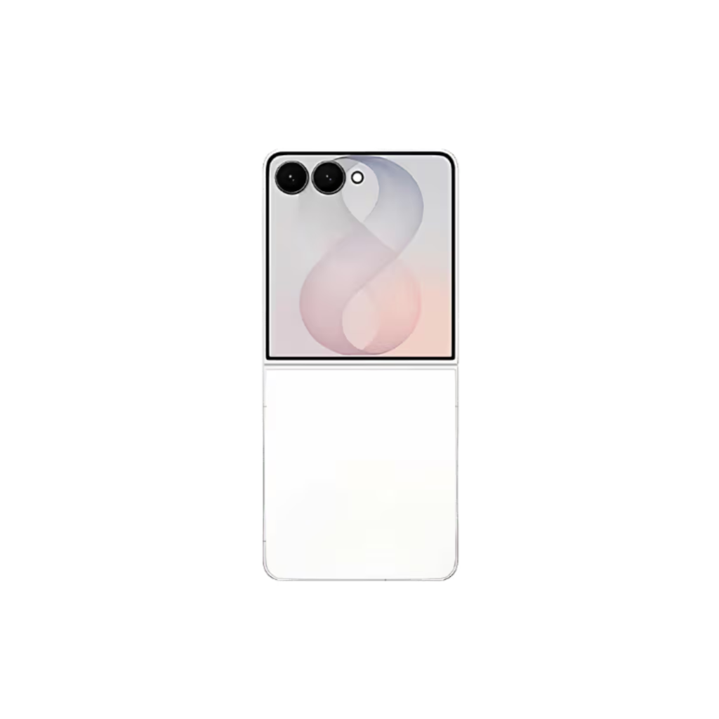 samsung galaxy z white view