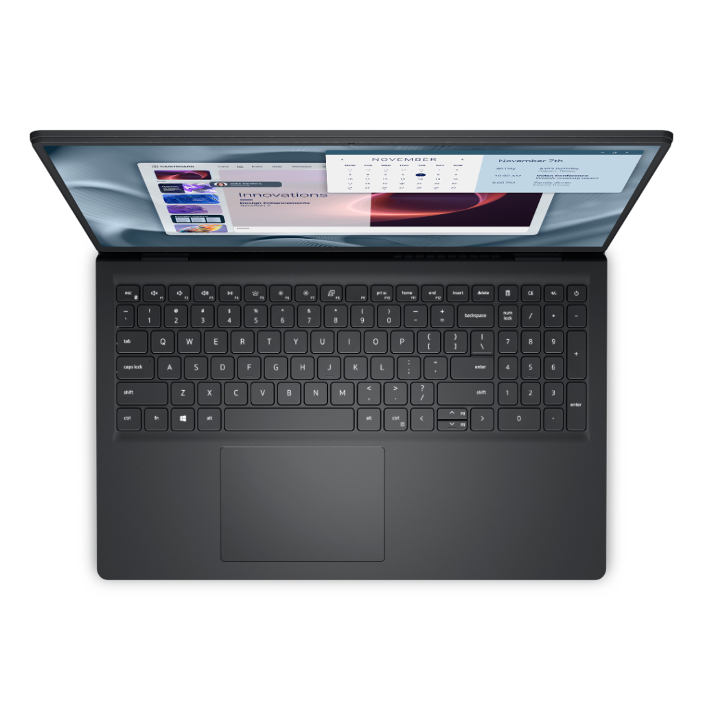dell pro 15 essential top view