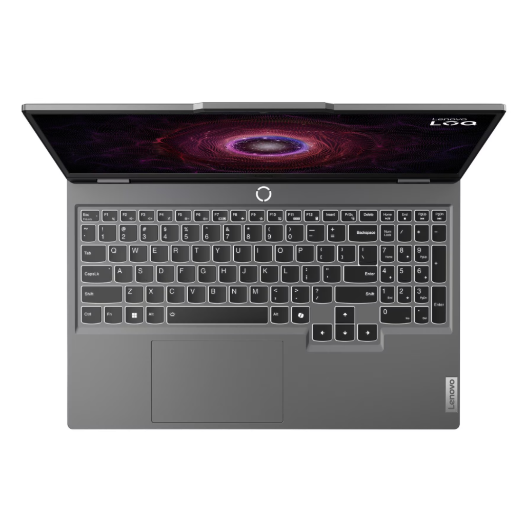 lenovo loq 15 top view